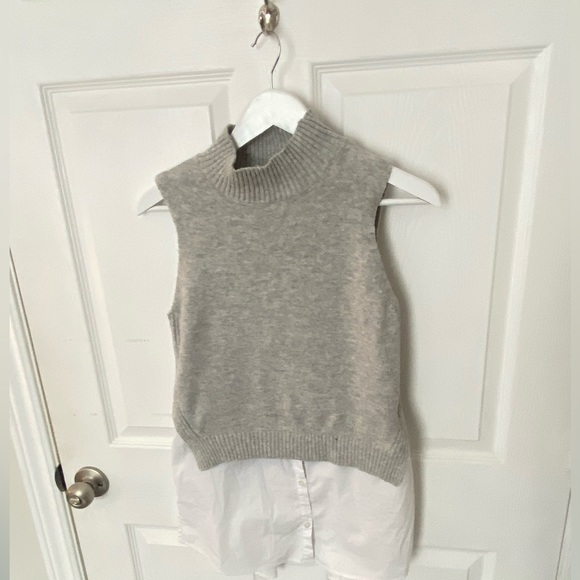 RW& CO sleeveless mock neck sweater size medium - Picture 6 of 8